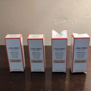 Shiseido Benefiance Wrinkle Smoothing Contour Serum 4 containers 5 mL each